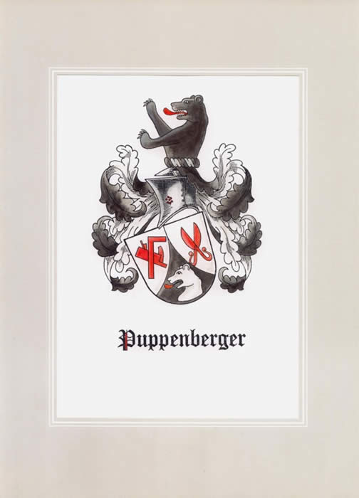 Wappen der Familie Puppenberger